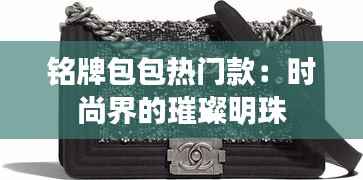 铭牌包包热门款：时尚界的璀璨明珠