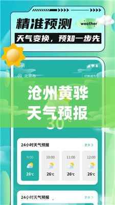 沧州黄骅天气预报实时：把握天气变化，规划美好出行