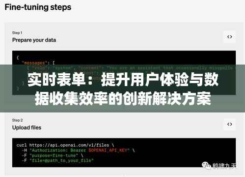 实时表单：提升用户体验与数据收集效率的创新解决方案