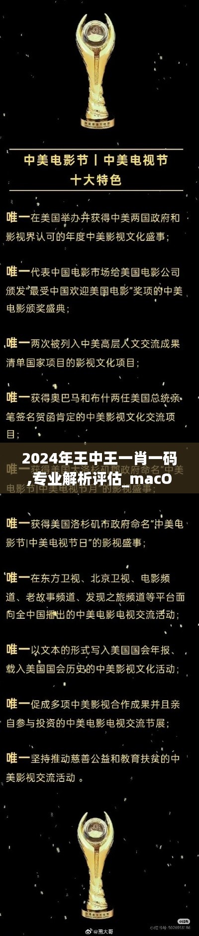 2024年王中王一肖一码,专业解析评估_macOS4.535