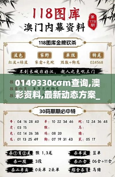 0149330cσm查询,澳彩资料,最新动态方案_C版15.999