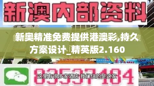 新奥精准免费提供港澳彩,持久方案设计_精英版2.160
