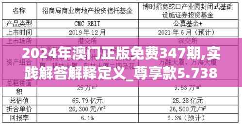 2024年澳门正版免费347期,实践解答解释定义_尊享款5.738
