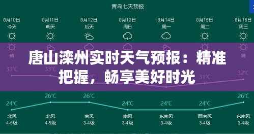 唐山滦州实时天气预报：精准把握，畅享美好时光