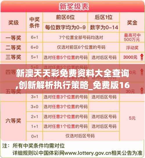 新澳天天彩免费资料大全查询,创新解析执行策略_免费版16.515