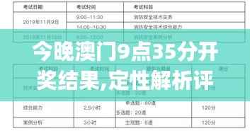 今晚澳门9点35分开奖结果,定性解析评估_D版1.625