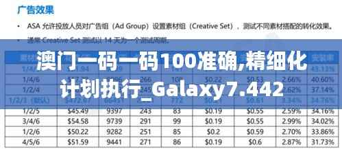 澳门一码一码100准确,精细化计划执行_Galaxy7.442