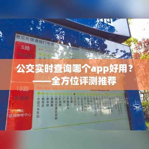 公交实时查询哪个app好用？——全方位评测推荐