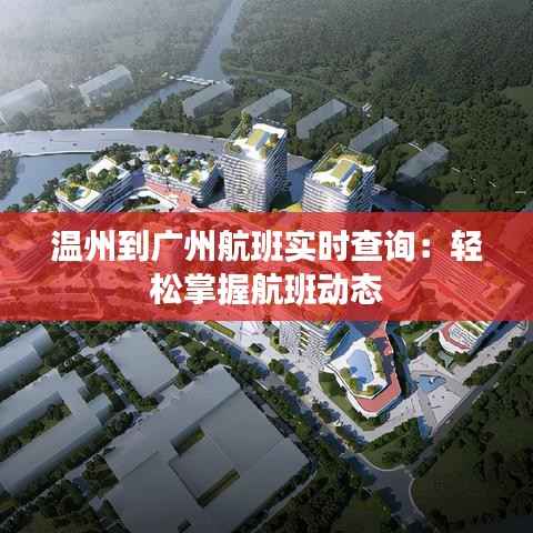 温州到广州航班实时查询：轻松掌握航班动态