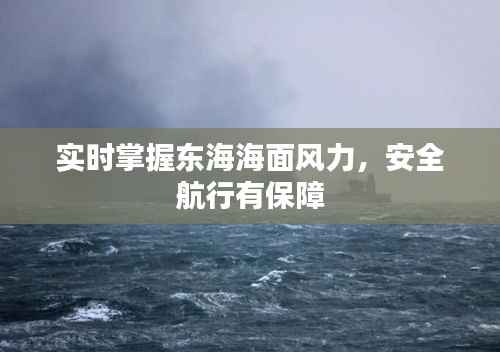 实时掌握东海海面风力，安全航行有保障