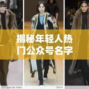 揭秘年轻人热门公众号名字背后的秘密：潮流与文化的碰撞