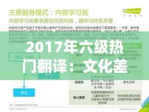 2017年六级热门翻译：文化差异下的语言挑战与适应