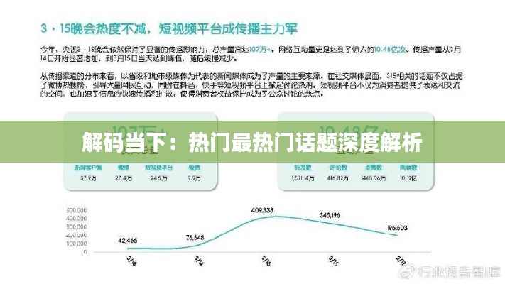 解码当下：热门最热门话题深度解析