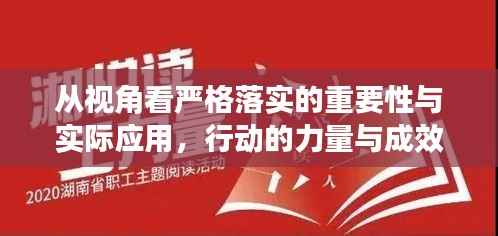 从视角看严格落实的重要性与实际应用，行动的力量与成效展现