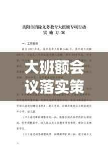 大班额会议落实策略与实践探讨