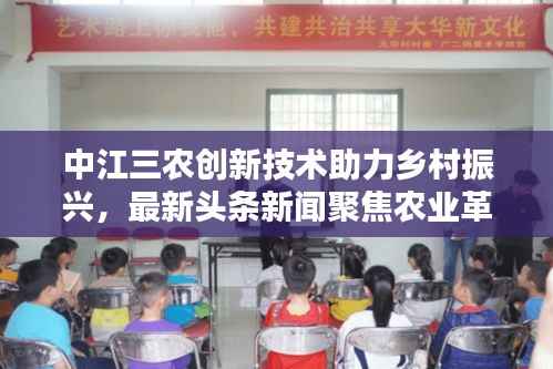 中江三农创新技术助力乡村振兴，最新头条新闻聚焦农业革命之路