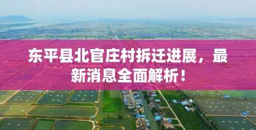 东平县北官庄村拆迁进展，最新消息全面解析！