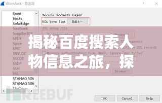揭秘百度搜索人物信息之旅，探索人物背景，一网打尽！