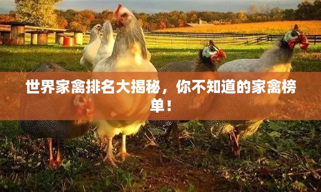 世界家禽排名大揭秘，你不知道的家禽榜单！