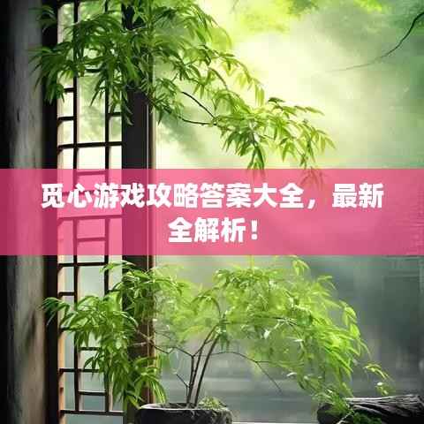 觅心游戏攻略答案大全，最新全解析！