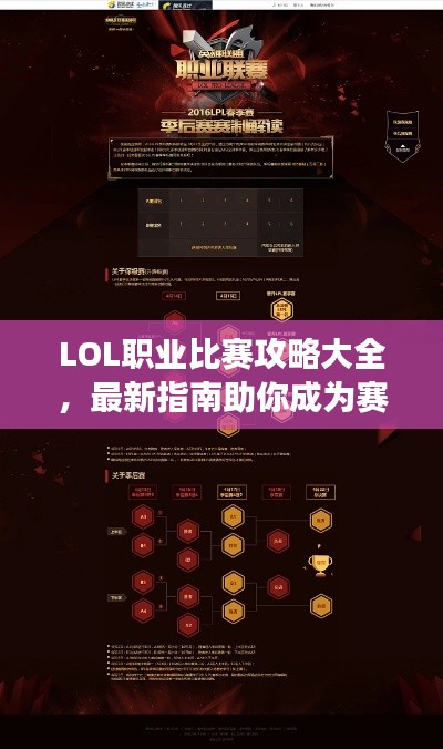 LOL职业比赛攻略大全，最新指南助你成为赛场高手