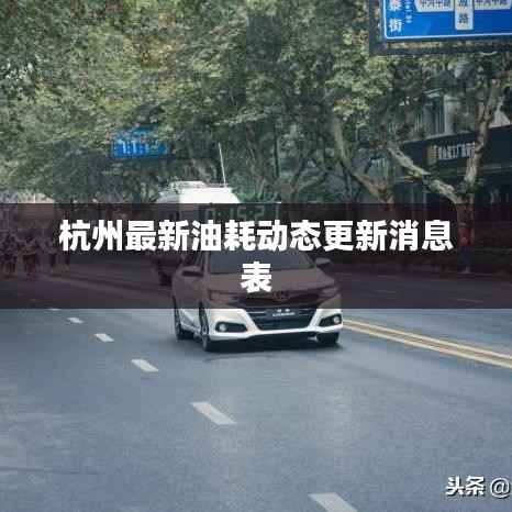 杭州最新油耗动态更新消息表