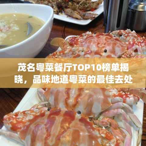茂名粤菜餐厅TOP10榜单揭晓，品味地道粤菜的最佳去处
