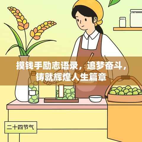 摸钱手励志语录，追梦奋斗，铸就辉煌人生篇章