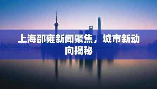 上海邵雍新闻聚焦，城市新动向揭秘