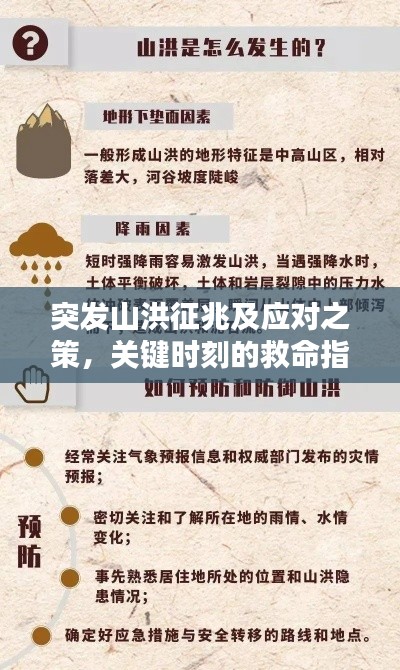 突发山洪征兆及应对之策，关键时刻的救命指南！