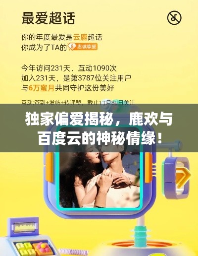 独家偏爱揭秘，鹿欢与百度云的神秘情缘！