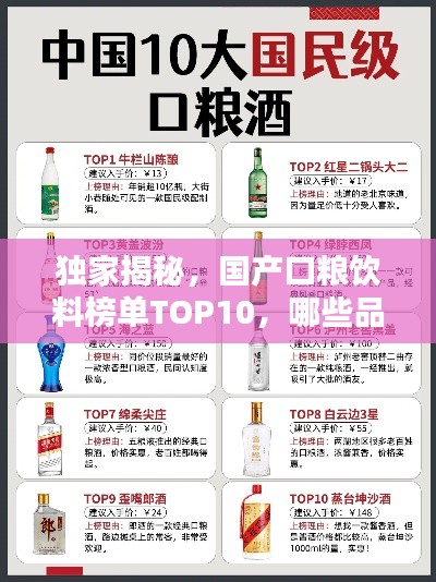 独家揭秘，国产口粮饮料榜单TOP10，哪些品牌上榜？