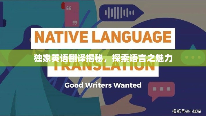 独家英语翻译揭秘，探索语言之魅力